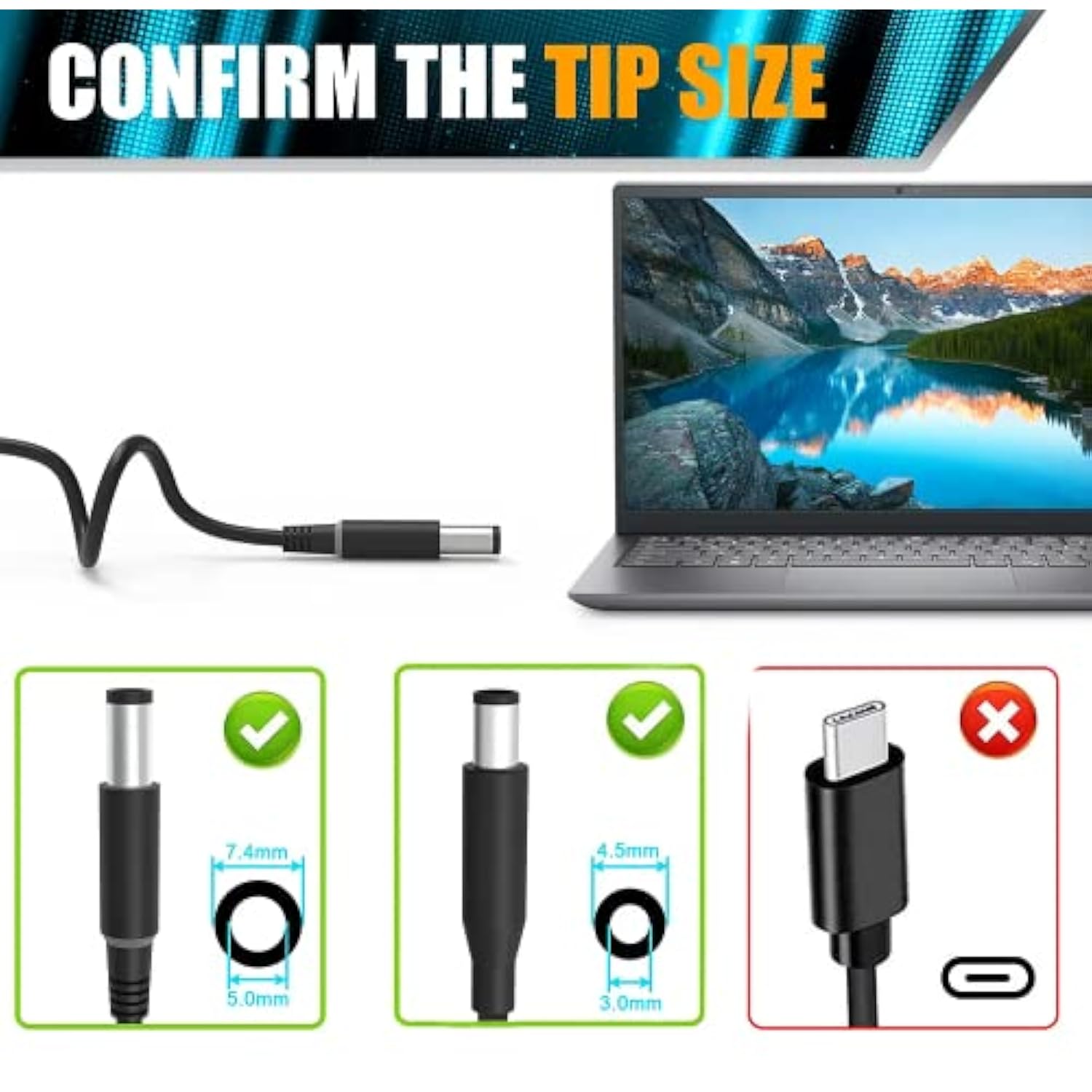 130W Ac Adapter Laptop Charger Compatible With Dell Precision M20 M60 M70 M90