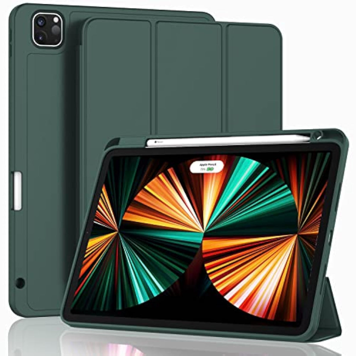 New Ipad Pro 12.9 Inch Case 2022/2021/2020(6Th/5Th/4Th Gen) With Pencil Holder