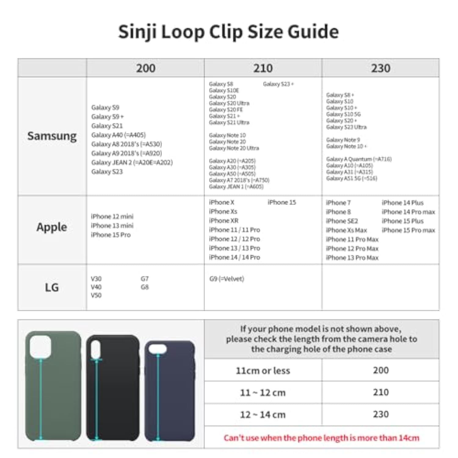 C-Shaped Clip Finger Grip, Silicone Phone Strap Loop Holder for iPhone & Samsung