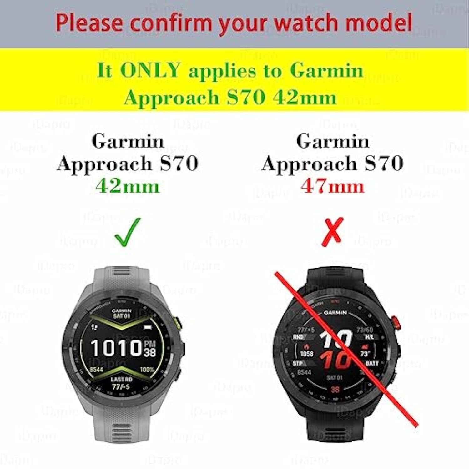 [4 Pack] Screen Protector For Garmin Approach S70 42Mm Gps Golf Watch + Silicone Anti-Dust Plugs Tempered Glass Anti-Scratch Bubble-Free Easy Installation