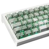 Pbt Keycaps - Side Printed Custom Keycap Set, 136 Keys, Double Shot Shine Through, Cherry Profile For Cherry Gateron Mx Switches