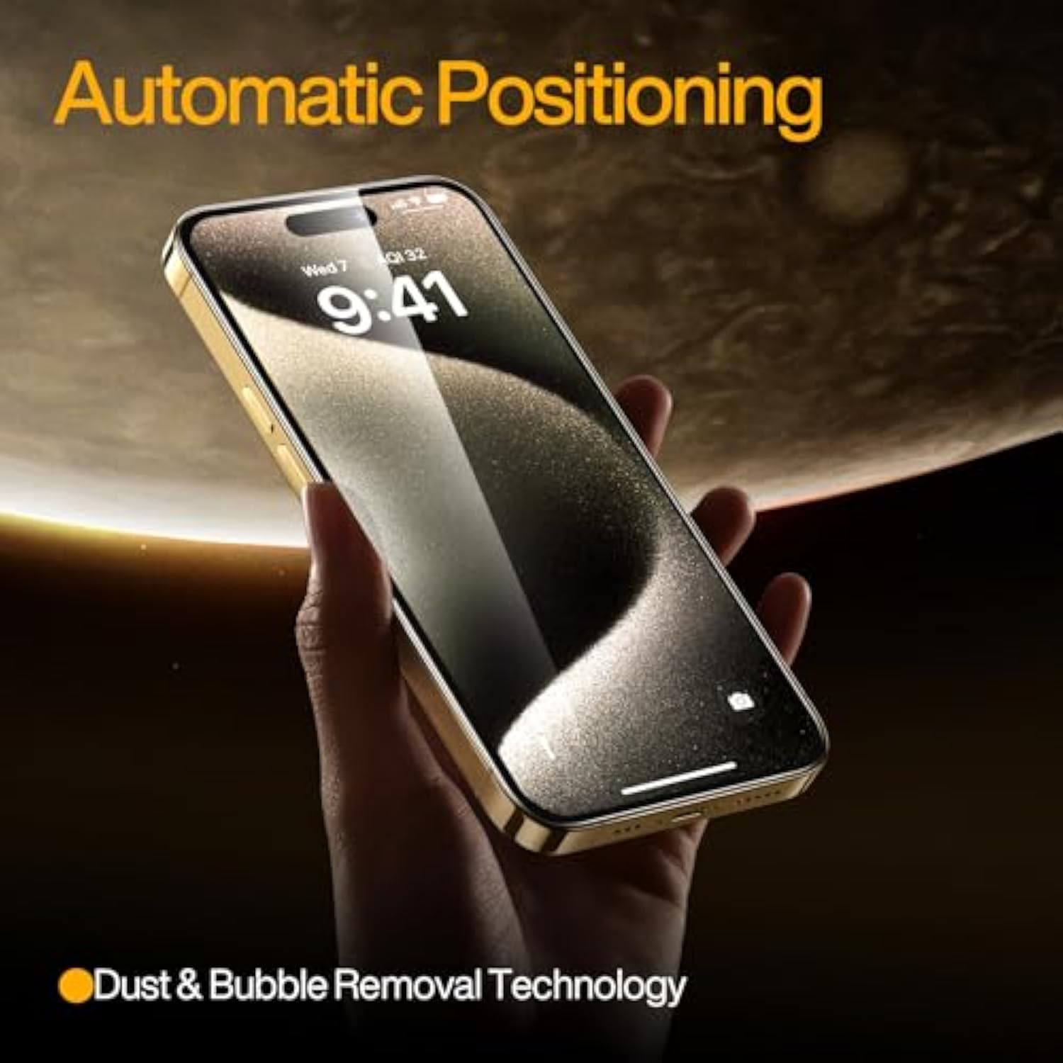 2 Pack Screen Protector For Iphone 15 Pro Max (6.9 Inch) Tempered Glass, Hd Clear Film, Easy Installation, Dust-Free & Bubble-Free