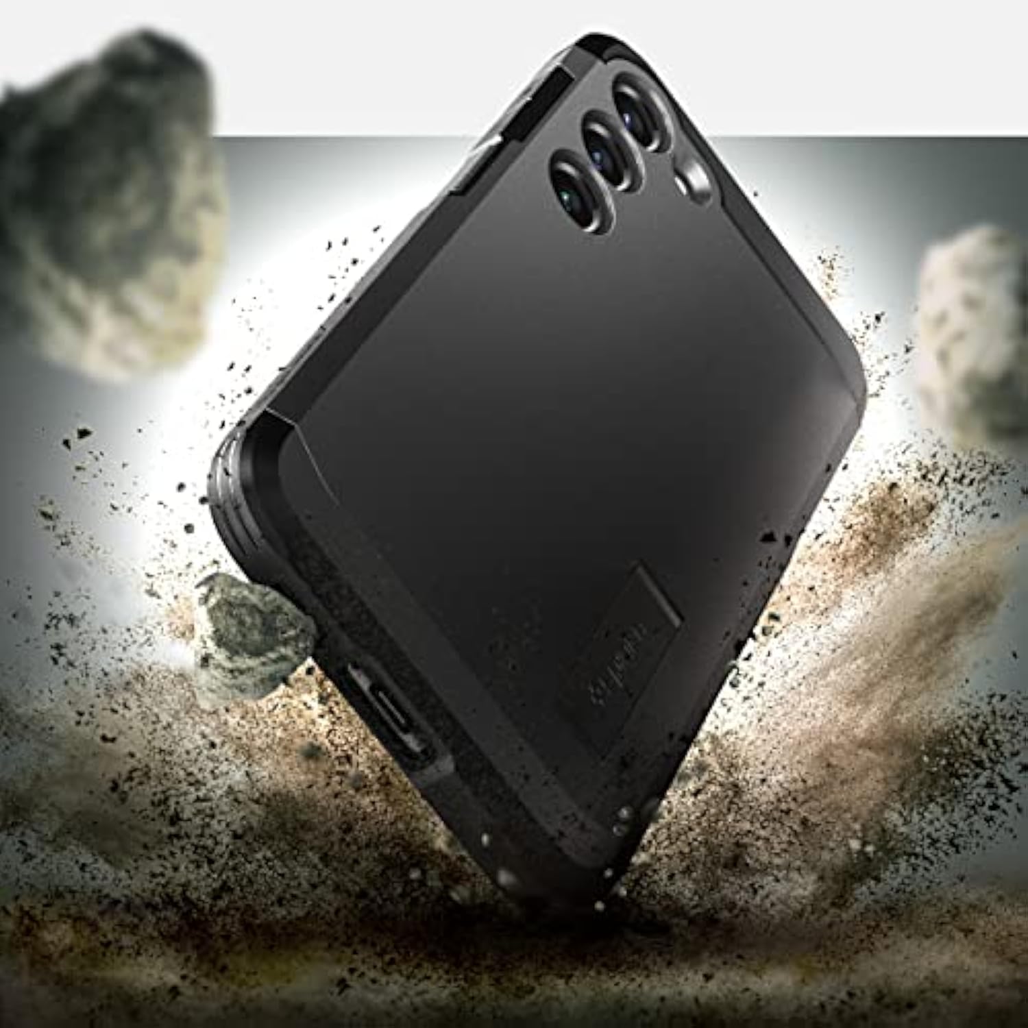 Spigen Tough Armor Designed for Galaxy S23 Plus Case (2023) [Kickstand] [Military-Grade Protection] - Black