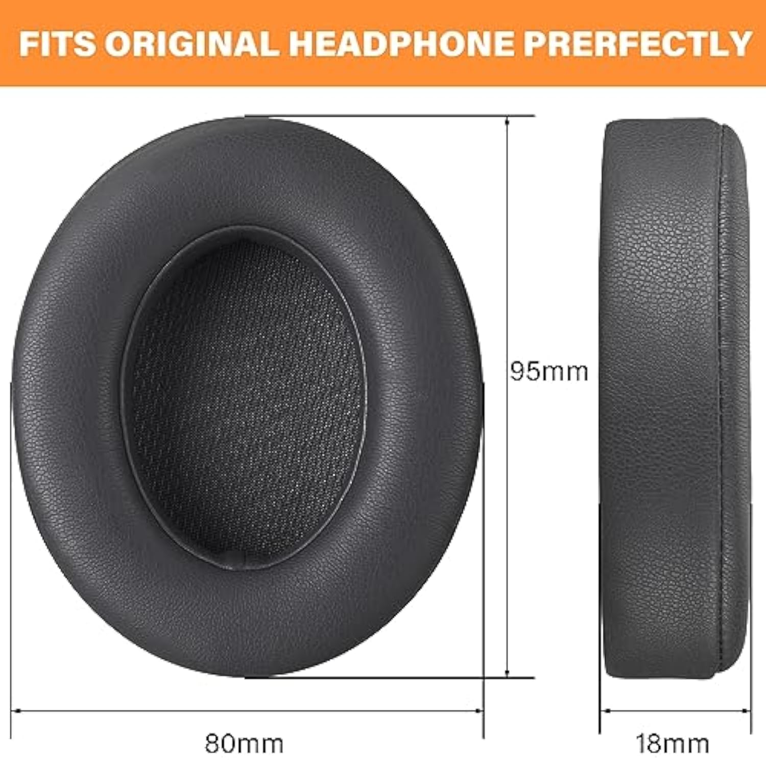 Replacement For Beats Studio 3 Replacement Ear Pads Grey, Beats Studio Wireless Replacement Ear Pads Earpads For Beats Studio 3 Beats Studio 2,Beats Studio 3 Wireless Ear Cushions (Titanium Grey)