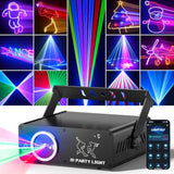 App Dj Laser Lights Professional - 200+ 3D Rgb Animation Laser Light Show, Hand Drawing, Custom Patterns, Sound Actived & Dmx Sync For Party, Stage, Club
