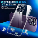 Crystal Clear Case for iPhone 14 Pro - Military Grade Drop Tested Shockproof Protective Phone Case