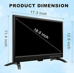 19" 1080p LED TV w/ ATSC Tuner, HDMI, USB, VGA for Kitchen, RV, Camping