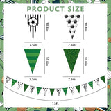 Soccer Party Decorations 4 Pcs Soccer Banner Pennant
