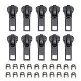 10 Pieces #5 Black Zipper Sliders Zipper Repair Zipper Replacement For