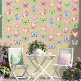 8 Pcs Butterfly Birthday Garland Decoration Spring Butterfly Paper Garland Banners Hanging Decor For Home Wedding Bachelor Spring Birthday Party Supplies