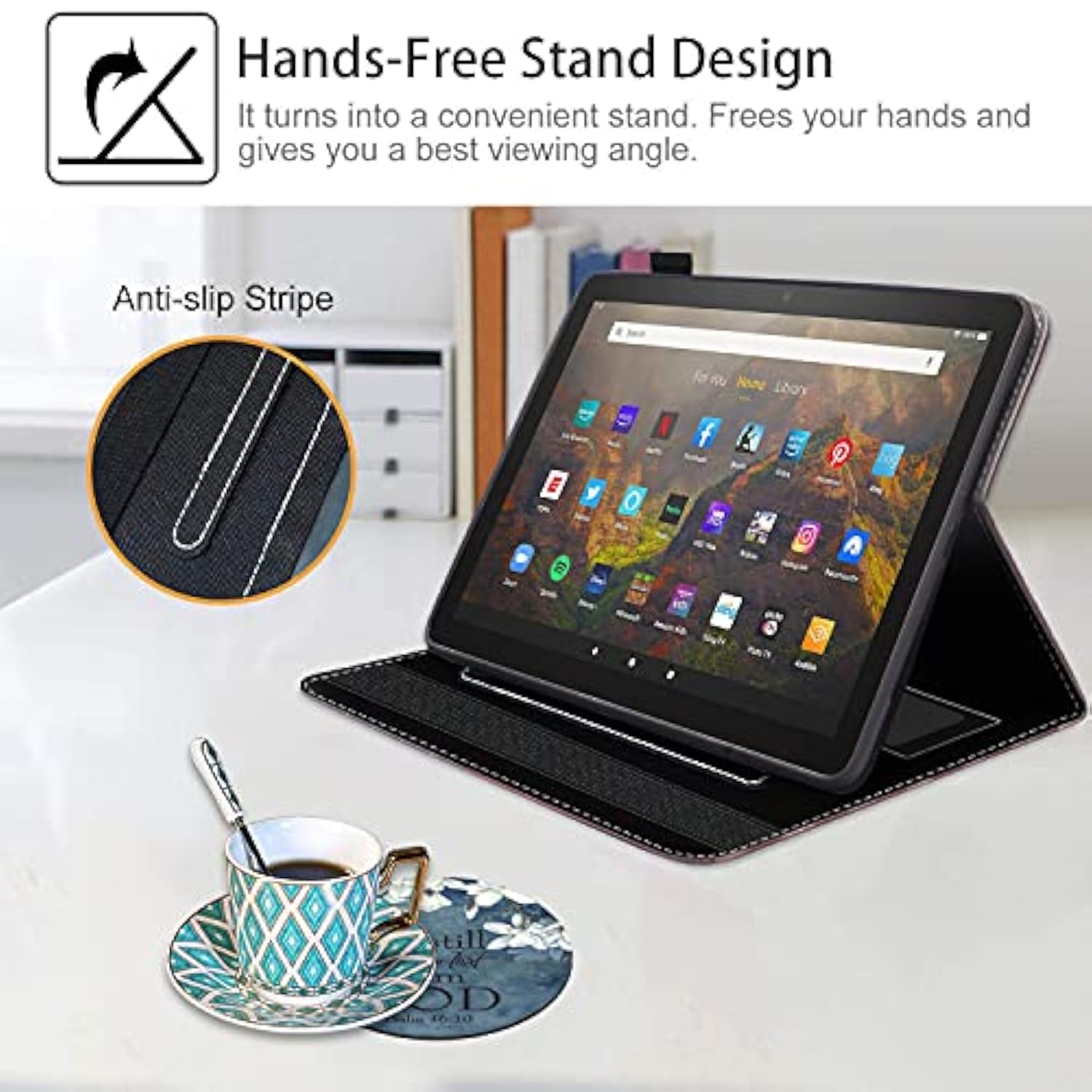 Case For Amazon Fire Hd 10 Tablet 10.1 Inch (9Th/7Th Generation, 2019/2017 Rel