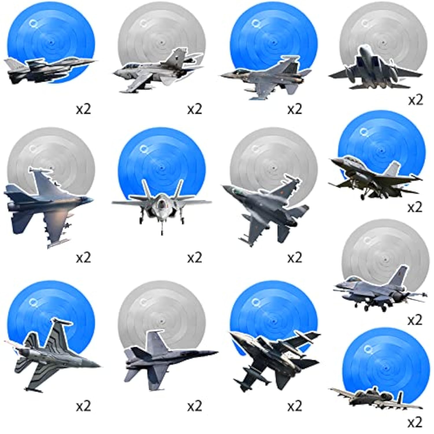 Airplane Hanging Swirl Decorations: 26-Piece Aircraft Party Decor