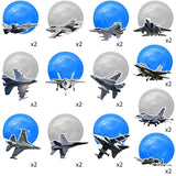 Airplane Hanging Swirl Decorations: 26-Piece Aircraft Party Decor