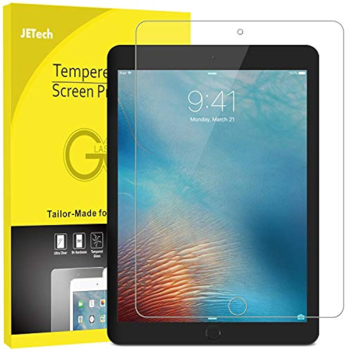 JETech Screen Protector for iPad mini 5/4 (2019/2015 Model, 5th/4th Generation), Tempered Glass Film, 1-Pack
