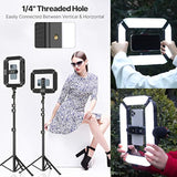 Smartphone Video Rig U200 Handheld Led Ring Light Selfie Light Phone Video Stabilizer For Camera, Smartphone, Action Camera, Youtube, Setup, Filmmaking, Makeup, Vlogging