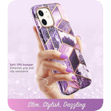 i-Blason Cosmo Series Case for iPhone 12, iPhone 12 Pro 6.1 inch (2020 Release), Slim Full-Body Stylish Protective Case with Built-in Screen Protector (Ameth)