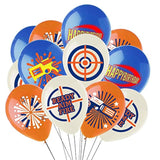 Dart War Party Supplies, Balloons, Gun Picks & Target Decorations for Birthday Party