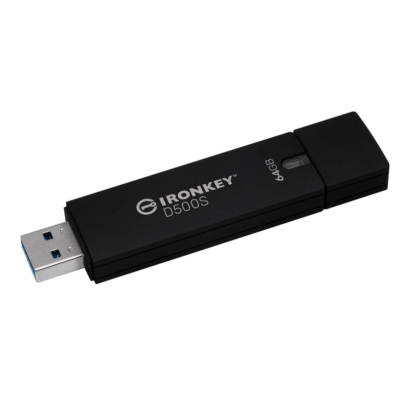 Kingston Ironkey D500S 64Gb Encrypted Flash Drive | Dual Hidden Partition | Fi