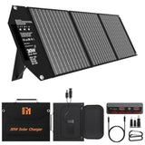 30W Portable Solar Charger, Foldable Solar Panel Charger With 18V Mc4 Port, Dc(12V) / 2*Usb-A(Qc3.0) / Usb-C(Pd18W) For Phone Generator Camping Travel