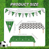 Soccer Party Decorations Disposable Tablecloth Soccer Table Cloth