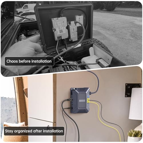 Starlink V3 Poe Injector, 200W 5 In 1 Gige Passive & Esd Protection Gen3 Starlinks 12V With Usb & Type-C Power Output And Dc Step Up Converter Dc 9-36V/200W