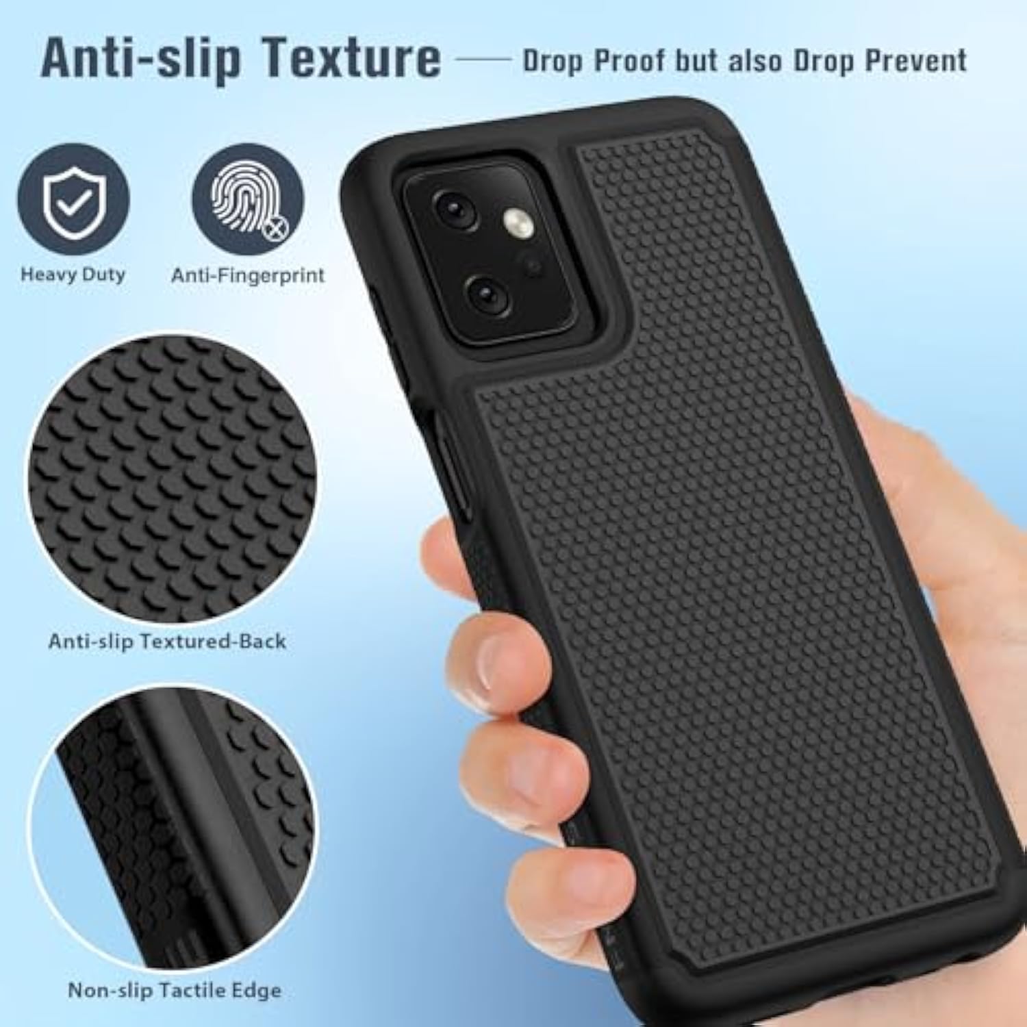 Motorola Moto G Power 5G 2023 Dual-Layer Shockproof Rugged Case