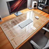 ?Transparent? Excel Cheat Sheet Desk Pad Mouse Pad(35.4"X15.8") Pvc Extra Large Office Keyboard Shortcuts Mousepad,Office Desk Accessories Mouse Pad Computer,Pc Gaming Non-Slip Xxl Desk Mat