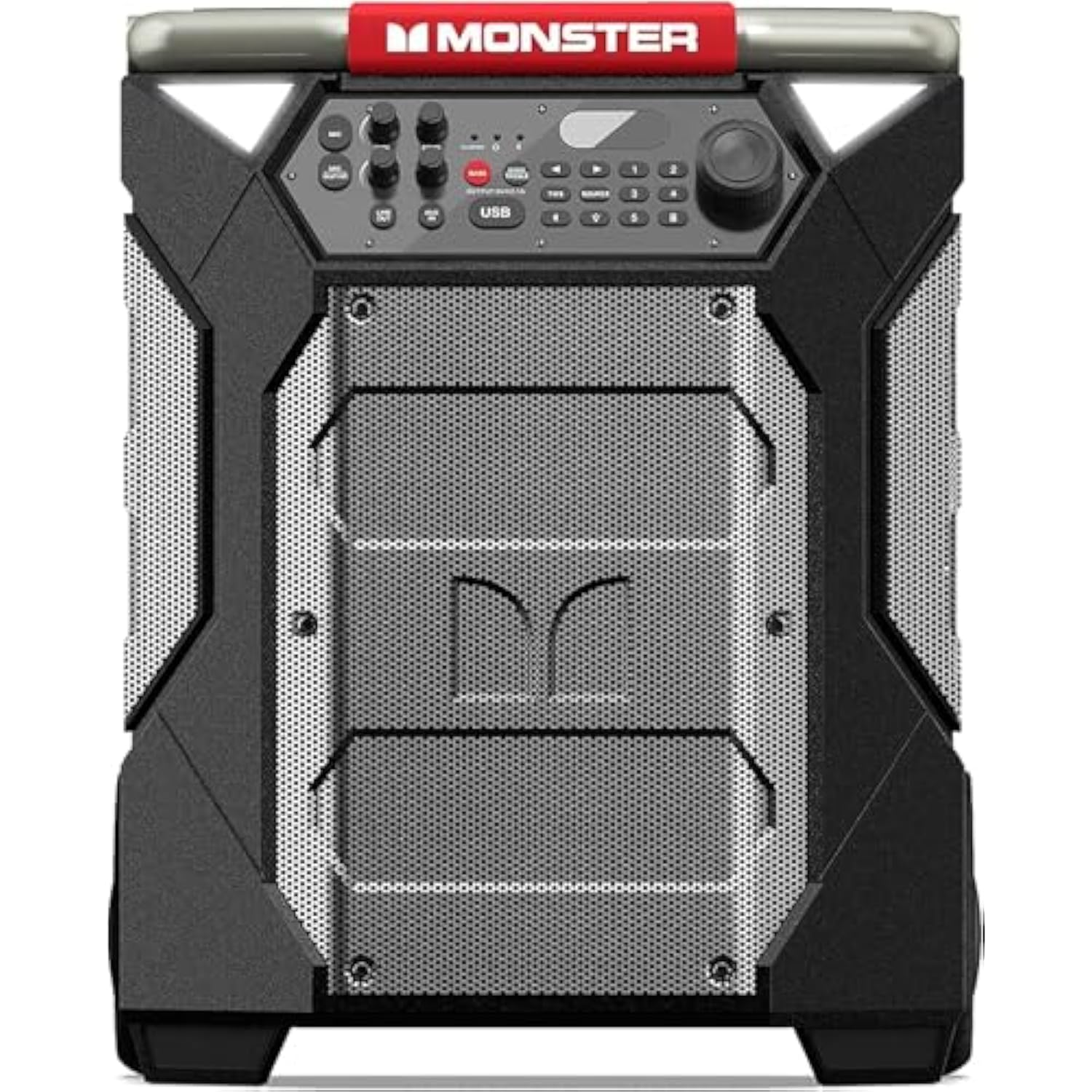 Monster Rockin’ Roller 270 Indoor/Outdoor Portable Bluetooth Speaker | up to 200W of 270 Degree Sound & up to 100 Hours of Playtime