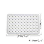 2 Pcs Mold Resin Craft Makes 60 Crystals,Crystal Gem Resin Silicone Mold, Mini 3D Diamond Epoxy Casting Mold For Resin Candles Soap Ice Cube Jewelry