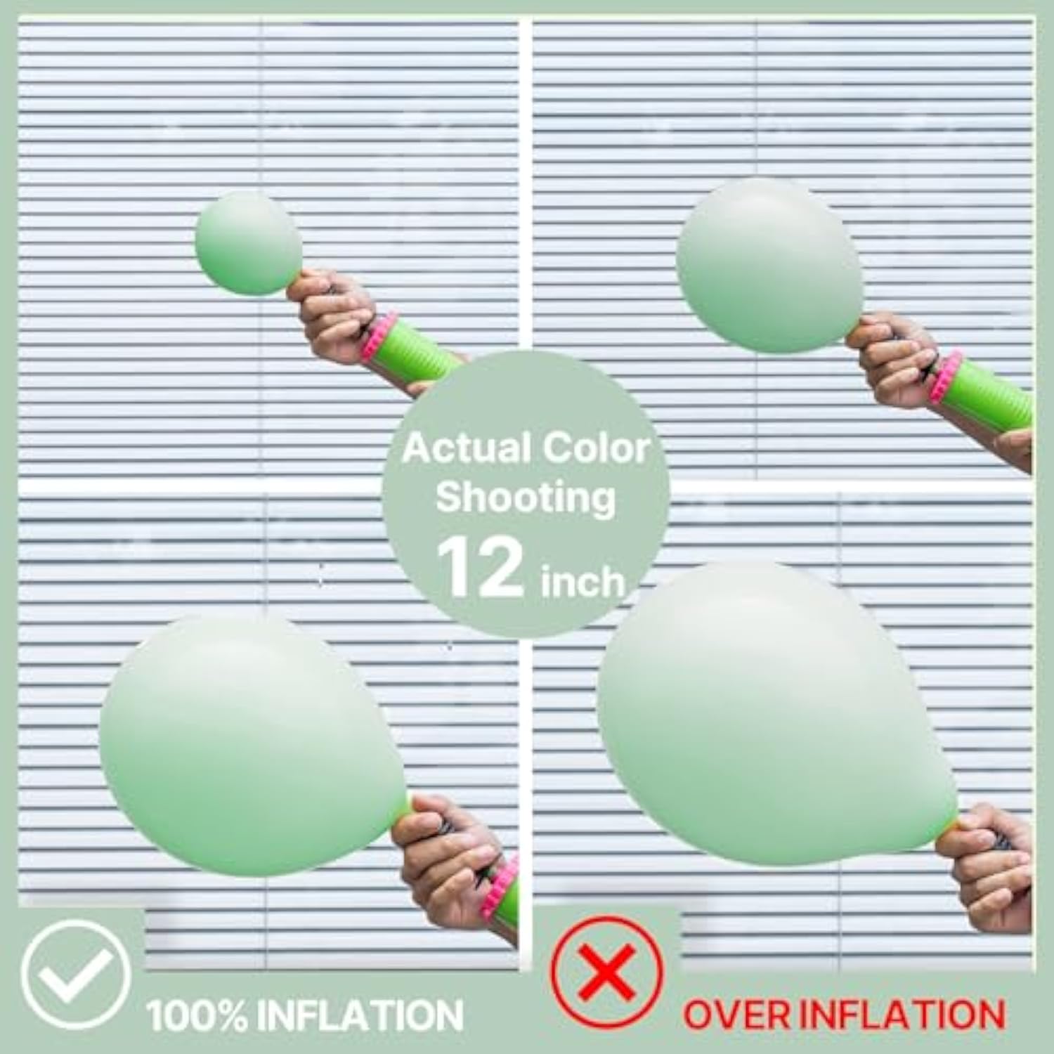 Light Green Balloons 127Pcs Different Sizes Pack Of 36 18 12 10 5 Inch Mint Pastel Peppermin Green Balloon Arch Kit For Baby Shower Spring Forest Birthday Party Decorations Green-Q06