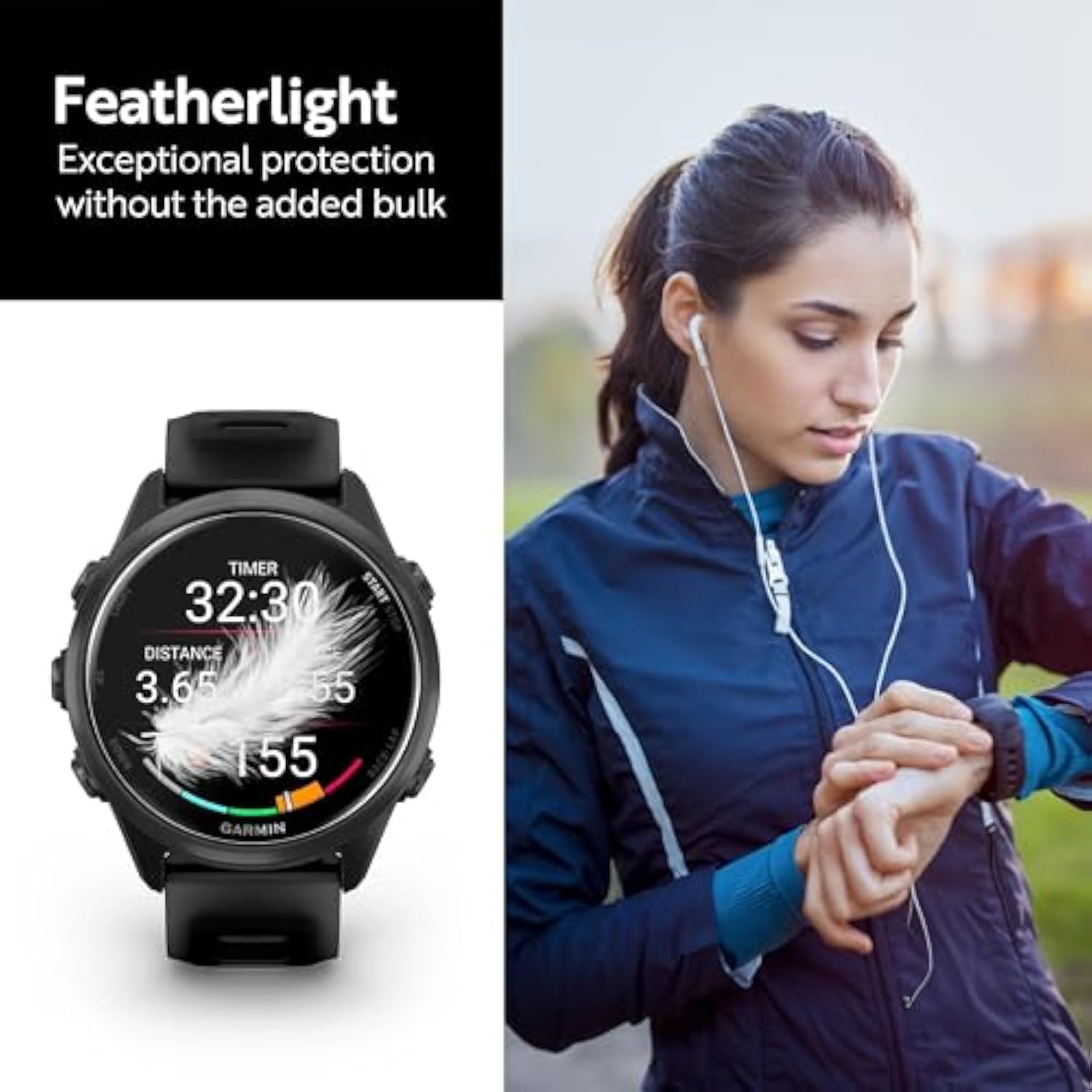 ArmorSuit 6 Pack for Garmin Forerunner 970 Anti-Glare Screen Protector MilitaryShield Matte Film - Made in USA
