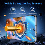 UnBreak-Glass for  Galaxy S23 Screen Protector, [Ultrasonic Fingerprint Support][Auto-Alignment Frame] Scratch-Resistant Bubble-Free S23