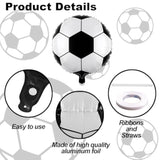 12 Pcs 18 Inch Soccer Balloons Soccer Theme Party Decorations Sports Mylar Balloon For Sports Graduation Birthday Party Decorations