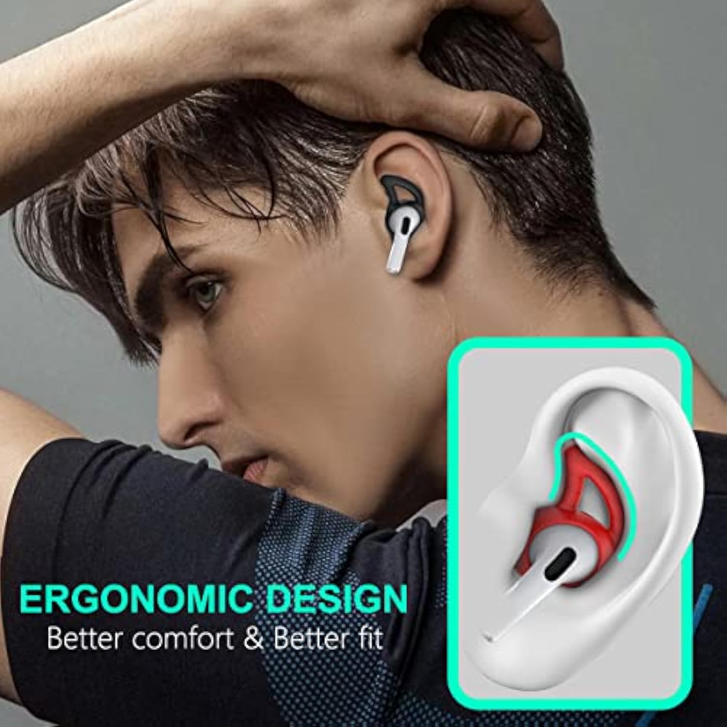 [5 Pairs] Silicone Ear Hooks For Airpods Pro 2, Ear Hook Anti Slip Airpods Pro 2 Accessories Compatible With Airpods Pro 2Nd Generation (2022) - Not Fit In Case