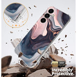 Samsung Galaxy A17 5G 6.7" Marble Planet Soft Slim TPU Protective Shockproof Phone Case Cover for Nighttime Protection