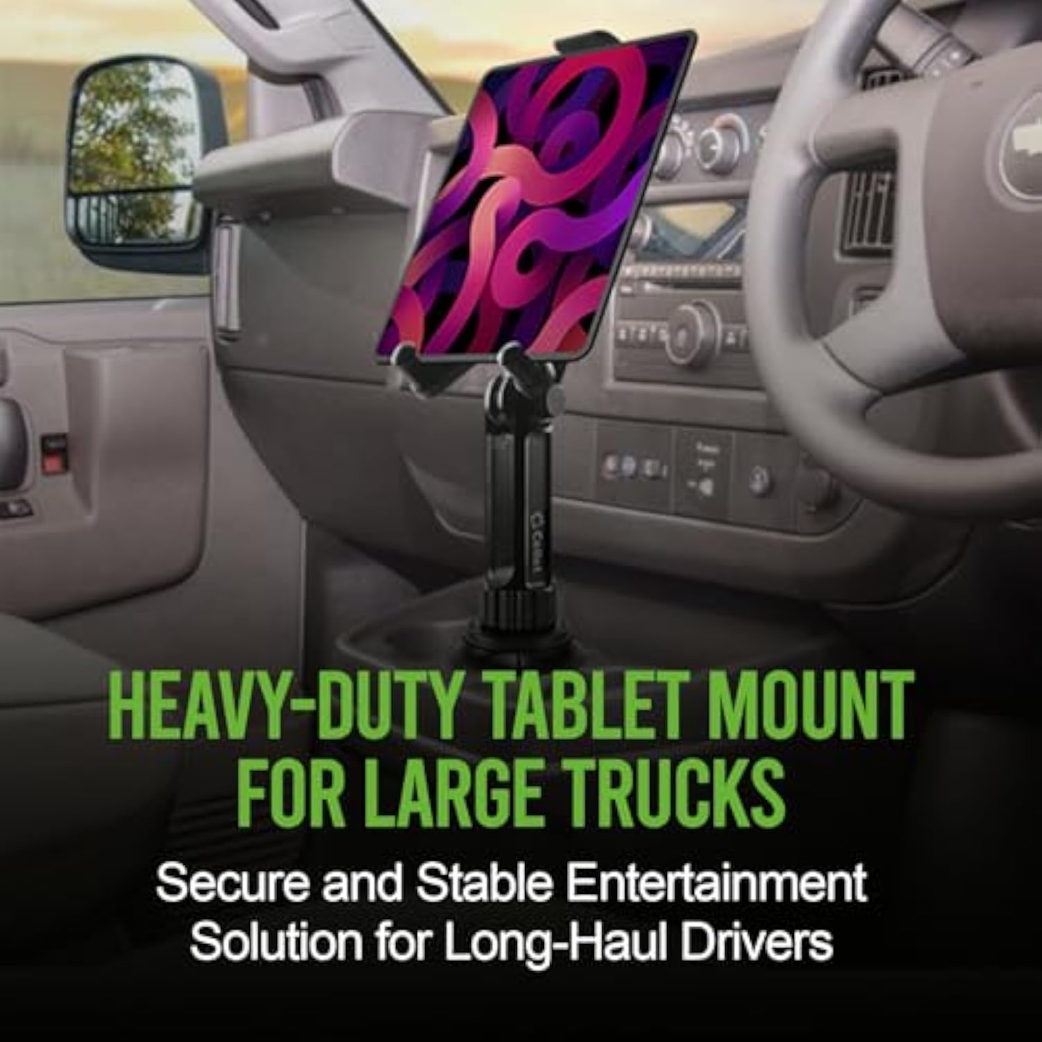 Cellet Car Cradle Holder Compatible for All iPads, Samsung Galaxy Tabs, Amazon Fire, Microsoft Surface