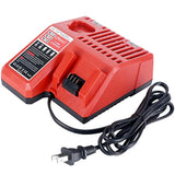 12V & 18V Multi Voltage Lithium Ion Battery Charger Replacement For 48-59-1812 12Volts&18Volts Series Battery