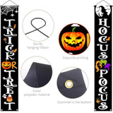 Hanging Halloween Door Decorations 70 Inch Banner Porch Sign Indoor Outdoor Party