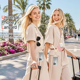 Cell Phone Lanyard with Hanging Loops, Adjustable Anti-Theft Phone Strap Crossbody for Women Men, Universal Neck Lanyards for Keys Travel Essentials,