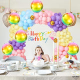 , Large Black Mylar Balloons - 22 Inch, Pack Of 6 | Round 4D Mylar Balloon | Black Balloons For Birthday, Bachelorette Decorations, Halloween Foil Balloons For Halloween Decorations