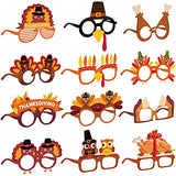 Thanksgiving Party Supplies for 24 Guests, Turkey Disposable Dinnerware Set with Dinner Plates, Dessert Plates, Cups, Napkins, Forks & Tablecloth, Give Thanks Fall Decorations for Thanksgiving Dinner
