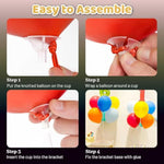 10 Sets Balloon Stand Kit, Balloon Sticks With Base Party Supplies Birthday Graduation Party Decorations Wedding