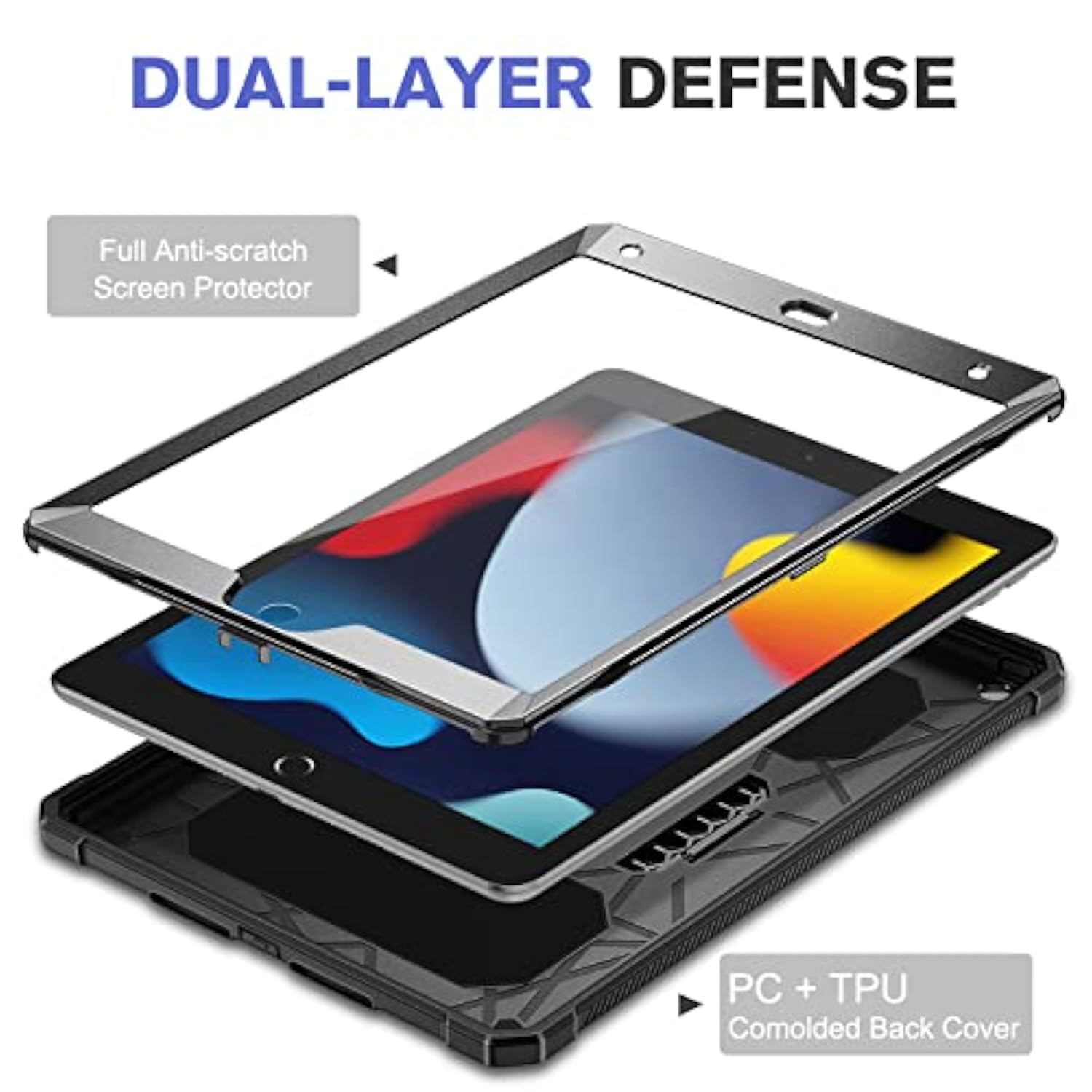 Fintie Shockproof Case for iPad 9th / 8th / 7th Generation (2021/2020/2019) 10