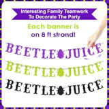 Beetle Birthday Party Banner Decorations, Halloween Christmas Glitter Beetle Themed Party Banner Supplies, Xmas Birthday Baby Shower New Year Holiday Party Banners Decor