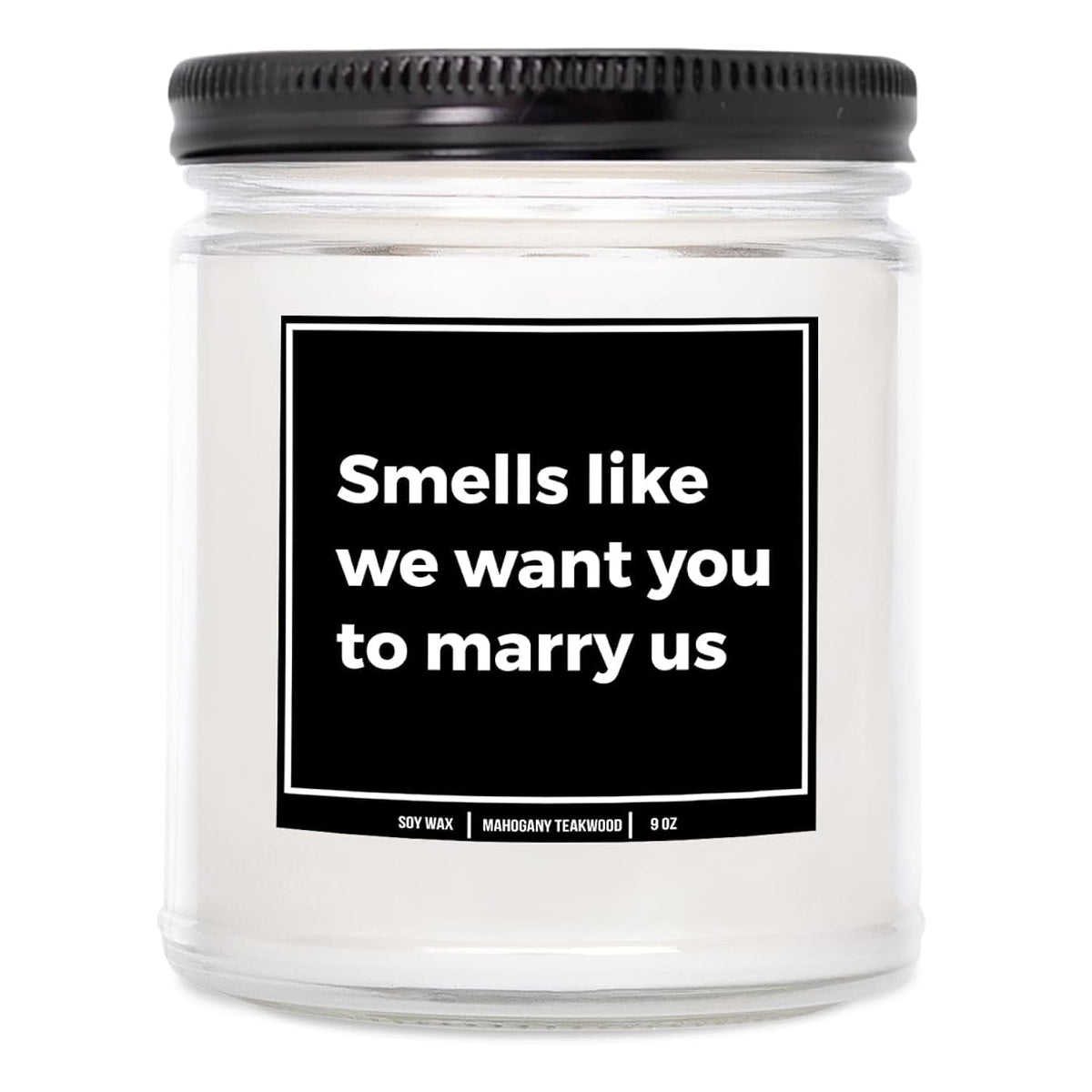 You Nique Designs Wedding Officiant Proposal Candle 9Oz, Will You Marry Us Officiant Proposal Gift, Officiant Gifts, Mahogany Teakwood Candle Gifts For Wedding Officiant (Mahogany Teakwood)