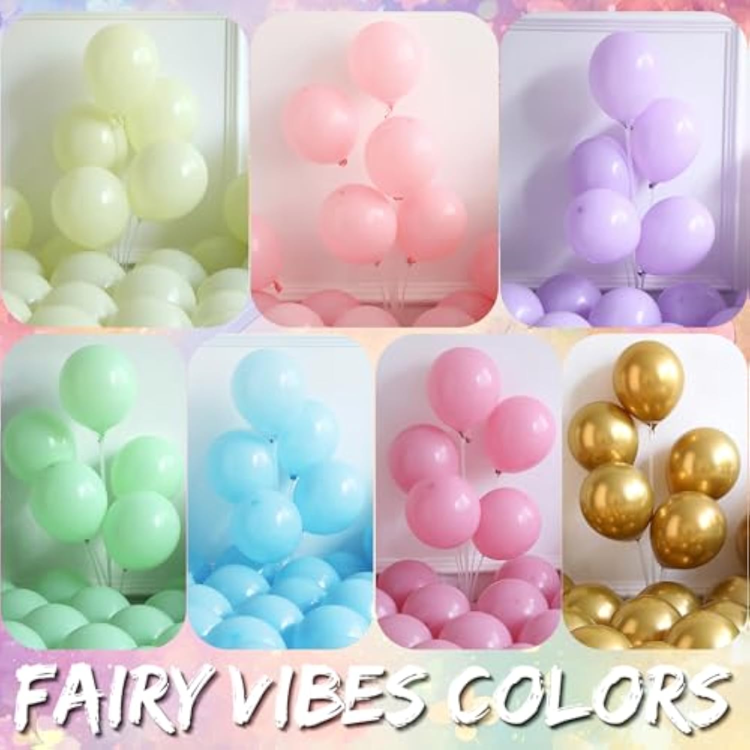 Fairy Wonderland Balloon Arch Kit,157Pcs Pastel Pink Purple Balloon Garland With Iridescent Explosion Star,Mushroom,Butterfly Foil Balloons For Girls Princess Birthday Baby Shower Tea Party Decoration