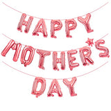 Happy Mothers Day Balloons Banner Rose Gold Glitter Mother's Day Balloons Mothers Day Decoration Supplies (Rose_Gold)