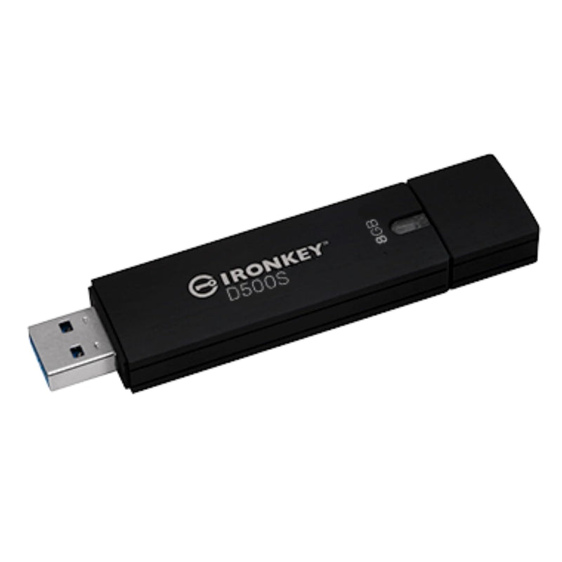 Kingston Ironkey D500S 8Gb Encrypted Flash Drive | Dual Hidden Partition | Fip