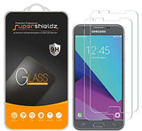 (2 Pack) Designed for Samsung (Galaxy J3 Eclipse) Tempered Glass Screen Protector Anti Scratch, Bubble Free