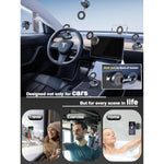 Upgraded 360° Vacuum Magnetic Phone Holder, Magnetic Car Phone Mount, Hands-Free Suction Cup Phone Holder For Car/Gym/Mirror/Shower, Car Mount Compatible With Iphone 16 Pro Max/Android
